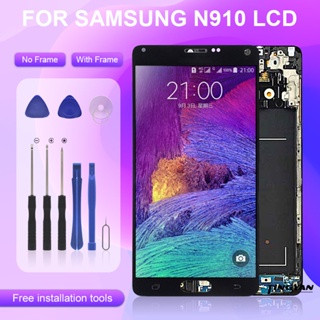 หน้าจอแสดงผล Lcd N910 สําหรับ Samsung Galaxy Note 4 N910P N910M N910G N910F ส่งฟรี