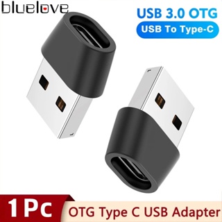 อะแดปเตอร์แปลง USB เป็น Type-C USB OTG ตัวผู้ เป็น Type C ตัวเมีย สําหรับ Macbook Samsug Xiaomi Huawei Disk iPhone Airpods Pro 1 ชิ้น