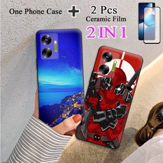 พร้อมส่ง 2 IN 1 เคสเซรามิก แบบโค้ง สําหรับ Infinix Zero 20 X6821