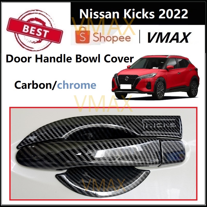 สําหรับNissan KICKS 2022 คาร์บอนไฟเบอร์รุ่นรถประตูชามอุปกรณ์เสริมสําหรับรถยนต์สําหรับNissan KICKS 20
