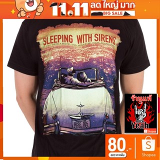 เสื้อวง Sleeping With Sirens เสื้อผ้าแฟชั่น สลีปปิงวิทไซเรนส์ เสื้อยืดผู้ชาย Rock เสื้อวินเทจ RCM1360