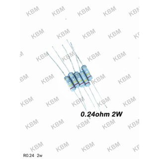 Resistor ตัวต้านทาน 0.24ohm2W 0.26ohm5W 0.27ohm3W