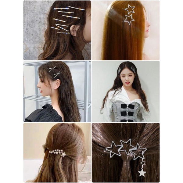 พร้อมส่ง กิ๊บเพชร ติดผม Decor Hair Clips