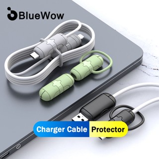 BlueWow อุปกรณ์ป้องกันสายเคเบิล USB สําหรับ Android i--Phone 12 13 18 20W CP17