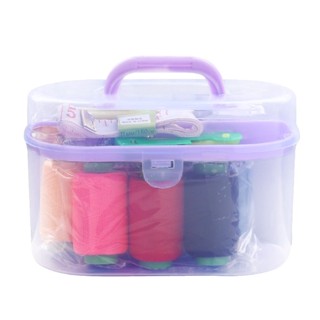 Sewing box sewing kit 10 sets อุปกรณ์เย็บผ้า ชุดเข็มเย็บผ้ากล่องเข็มด้าย ชุดเข็มกับด้าย เข็มเย็บผ้า เครื่องมือเข็มเย็บผ้