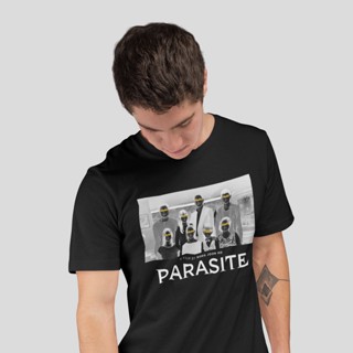 เสื้อยืดผู้ชาย♛F.PARASITE ภาพยนตร์เสื้อยืดกราฟิก | เสื้อยืดเครื่องแต่งกายสําหรับผู้ชาย/เสื้อยืด G6,