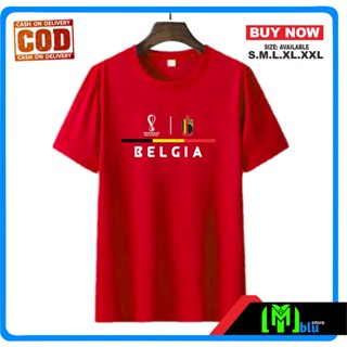 KATUN T SHIRT T-SHIRT BELGIUM Ball Not World Cup FIFA 2022 Cotton COMBED 30S