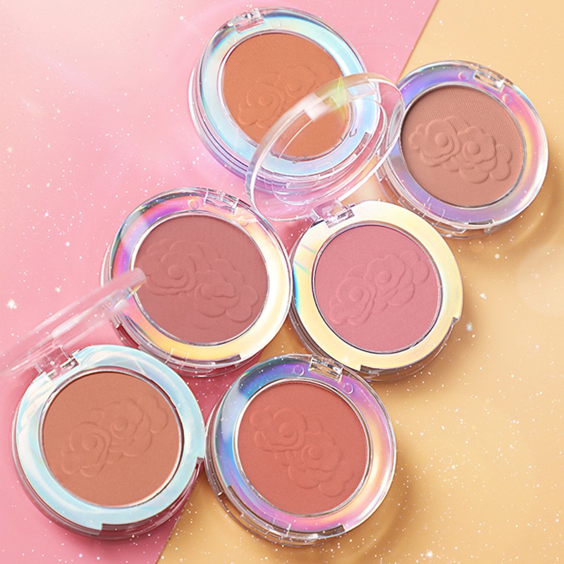 ขายปลีก 3 ชิ้นชุด Neutral บรรจุ Blush Pallet ไม่มีโลโก้ Rebranding Item เครื่องสําอางแต่งหน้า 5.5g*p
