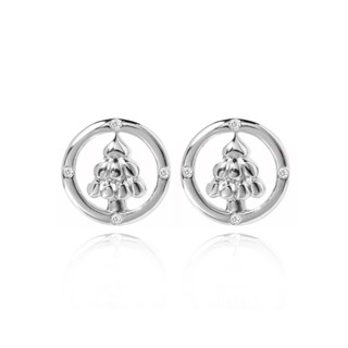 Jewelry Buffet Christmas Tree Earrings ต่างหู ต่างหูคริสต์มาส ต่างหูเงินแท้ เงินแท้925