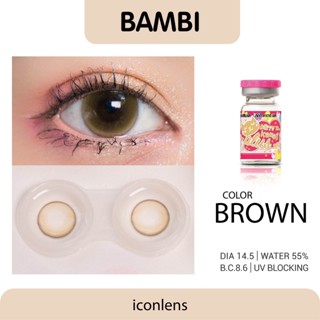 คอนแทคเลนส์ คิตตี้ คาวาอิ Bambi Brown