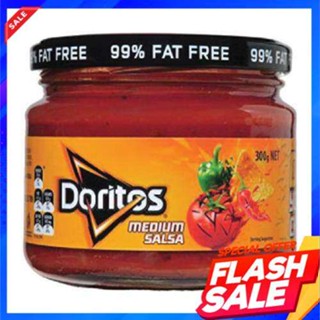 DORITOS SALSA  MEDIUM 300 G. ซอสโดริโทส ซัลซ่า ไม่มีไขมัน เผ็ดกลางDORITOS SALSA MEDIUM 300 G. Salsa Doritos, sans gras,