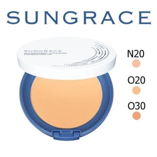 แป้งพัฟ SUNGRACE WHITE UV PACT N SPF18 ยี่ห้อ Cover Mark(โควเวอร์มาร์ค)