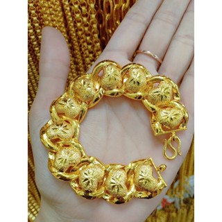 #สร้อยข้อมือเศษทองลายหัวใจน้ำหนัก5฿#สร้อยข้อมือ