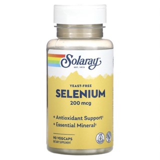 ♦️Selenium 200 mcg. 90 Vegcaps (พร้อมส่ง)