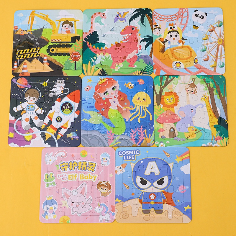 PP-01 จิ๊กซอ คริสมาส ลายการ์ตูน 16ชิ้น พร้อมส่งในไทย