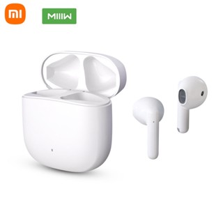 Xiaomi MiiiW TWS ชุดหูฟังบลูทูธอินเอียร์ Marshmallow สีขาว ขนาดเล็กพิเศษ 13 มม.