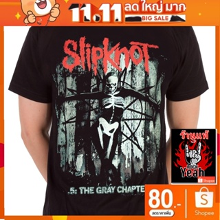 เสื้อวง Slipknot เสื้อลาย สลิปน็อต เสื้อคอฟิต แฟชั่น เสื้อวินเทจ RCM1426