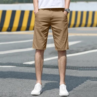 กางเกงขาสั้น Dhozen Chino ผ้ายืด สําหรับผู้ชาย