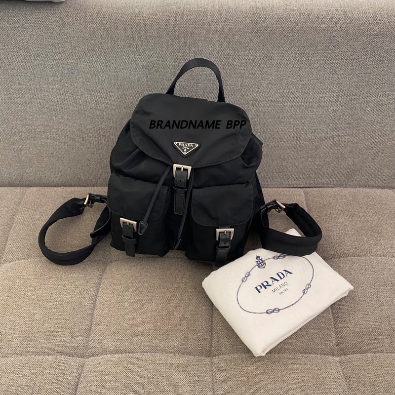 prada backpack small nylon vintage bag