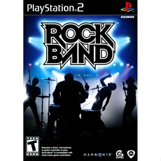 Rock Band (USA) PS2 แผ่นเกมps2 แผ่นไรท์ เกมเพทู