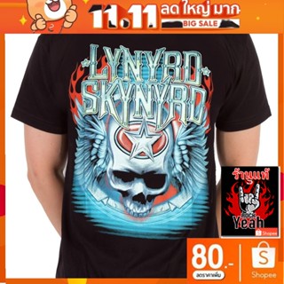 เสื้อวง Lynyrd Skynyrd เสื้อยืด ลินเนิร์ด สกินเนิร์ด เสื้อผ้าแฟชั่น เสื้อวิ่ง เสื้อวินเทจ RCM697