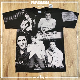 [ ELVIS ] Elvis Aaron Presley The King of Rock and Roll Original OVP Bootleg เสื้อเอลวิส เสื้อวินเทจ papamama vintage