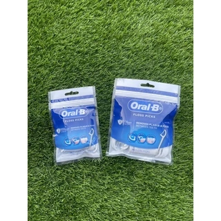 ใหม่! Oral-B ออรัลบี ไหมขัดฟันแบบด้ามจับ แพ็ค 75 ชิ้นและ 30 ชิ้น Floss Picks 75 pcs and 30 pcs