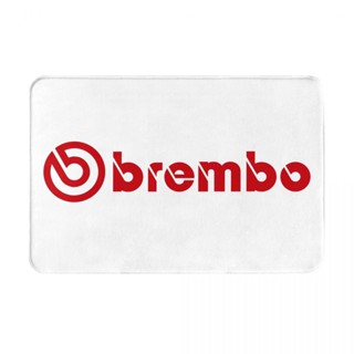 Brembo พร้อมส่ง พรมเช็ดเท้า ผ้าสักหลาด กันลื่น ดูดซับน้ํา แห้งเร็ว สําหรับห้องน้ํา 16x24 นิ้ว