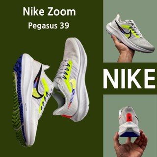 （ยิงจริง）Nike Zoom Pegasus 39 White ของแท้100%💯รองเท้าผ้าใบ รองเท้า รองเท้าวิ่ง รองเท้า nike-1-4