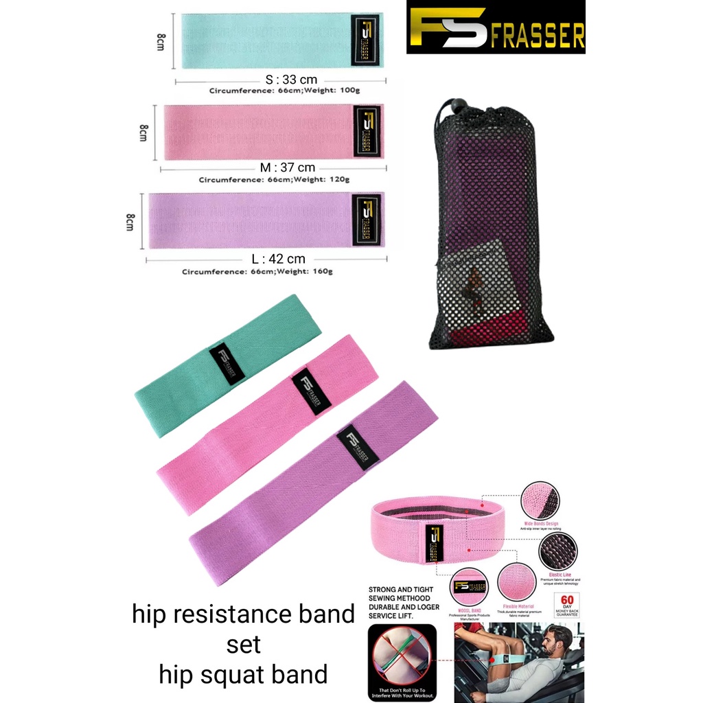 วงต้านทานสะโพก Hip Squat Band All Variant Zf