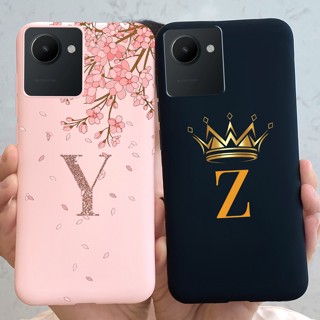 เคสโทรศัพท์มือถือ ซิลิโคนนิ่ม ผิวด้าน ลายตัวอักษร RMX3506 สําหรับ Realme Narzo 50i Prime Narzo 50iPrime