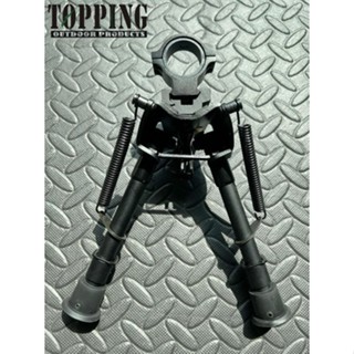 ORIGINAL TOPPING ขาทรายปลดเร็ว 6"-9" สำหรับใส่คอถัง25.4 มม วัสดุเป็นโลหะหนา