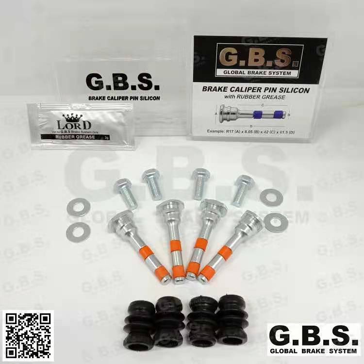 ดิสก์เบรก Caliper Pin ยางซิลิโคนด้านหลังสําหรับ Nissan X-Trail T30 Serena C26 Murano T50 01-07 ปี (1