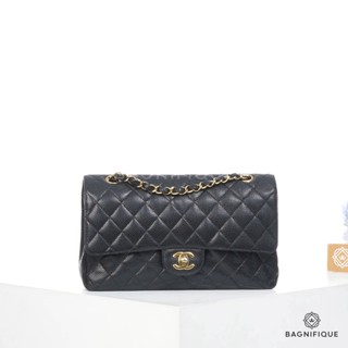 CHANEL CLASSIC 10 BLACK CAVIAR GHW