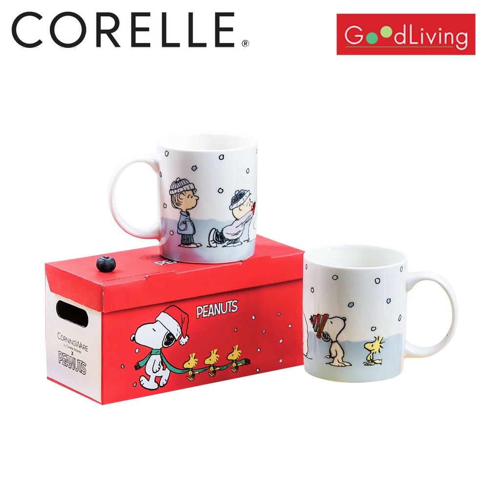Corelle ชุดแก้ว Snoopy Snow Mug ขนาด 414 มล./C-03-2MG/SF-SNW-SG