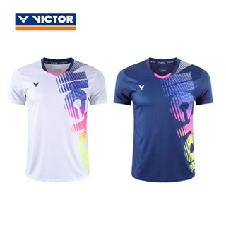 [พร้อมส่ง] Victor 2022 เสื้อกีฬาแบดมินตัน ระบายอากาศ สําหรับผู้ชาย และผู้หญิง