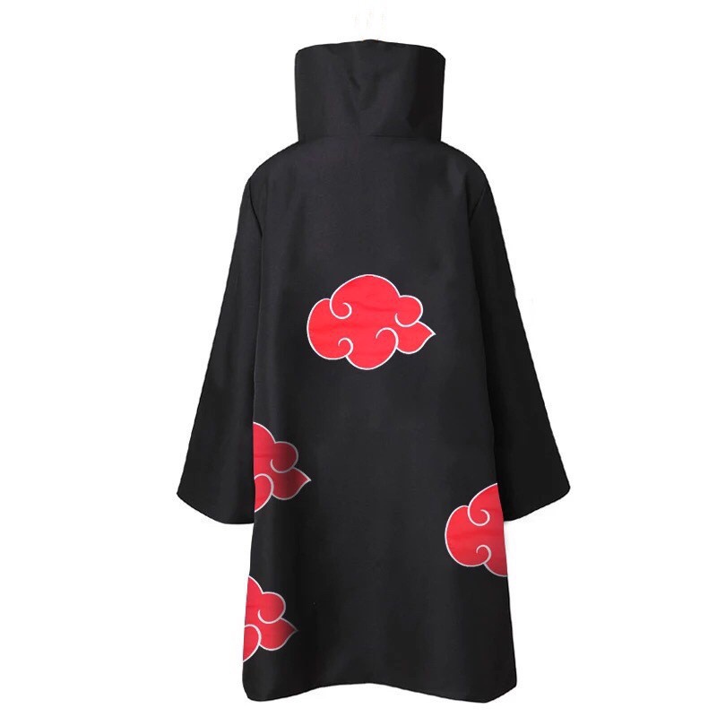 แท้จริงAnime Naruto Costume Red Cloud Robe Cosplay Costume with ...