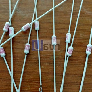 เทอร์โมฟิวส์ ฟิวส์ เซรามิค หม้อหุงข้าว Ceramic Thermal Fuse 10A 20A 250V 185°C 200°C 230°C #CTF แบบ D