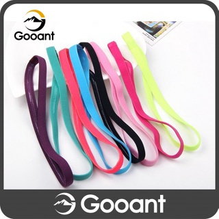 Gooant ที่คาดผม แบบยืดหยุ่น กันลื่น สีแคนดี้ สําหรับออกกําลังกาย โยคะ วิ่ง ฟิตเนส