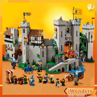 Lion Kings Castle สถาปัตยกรรมยุคกลางบล็อกอาคาร 22 Minifigures 4514 /PCS 10305 ชายหญิงของเล่นของขวัญ