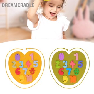 BDreamcradle แผ่นบอร์ดซิลิโคน ตัวเลขปริศนา เสริมการเรียนรู้เด็ก