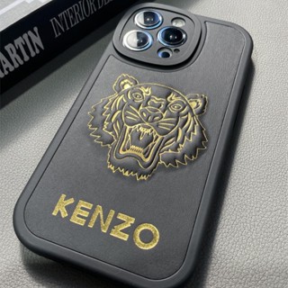 เคส สําหรับ iPhone 14 13 12 11 pro max หัวเสือแฟชั่นหนังพรีเมี่ยม Anti Drop Soft Case เข้ากันได้กับ casing