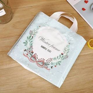 ถุงหูเทปshopping ขนาดกว้าง35สูง30ก้น6ซม.เนื้อpe(50ใบต่อแพ็ค)(s)