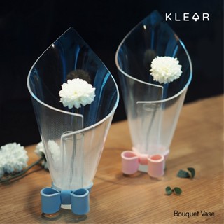 KlearObject Bouquet Vase แจกันอะคริลิครูปทรงช่อดอกไม้ สไตล์มินิมอล มินิมอล แจกันมินิมอล แจกันแต่งห้อง แจกัน แจกันโบว์