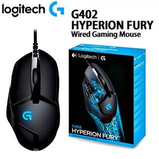 ⚡️เมาส์เกมมิ่ง⚡️ LOGITECH G402 Hyperion Fury FPS 4000 DPI Gaming Mouse Warranty 2 - y