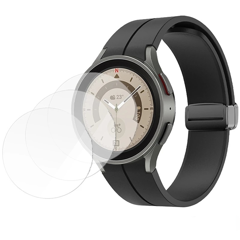 ฟิล์มกระจกนิรภัยกันรอยหน้าจอ 9H สําหรับ Samsung Galaxy Watch 4 40 44 มม. Samsung Watch4 Classic ราคา ถูกที่สุด ดีลบีเคเค แกลเลอรีภาพที่ 8