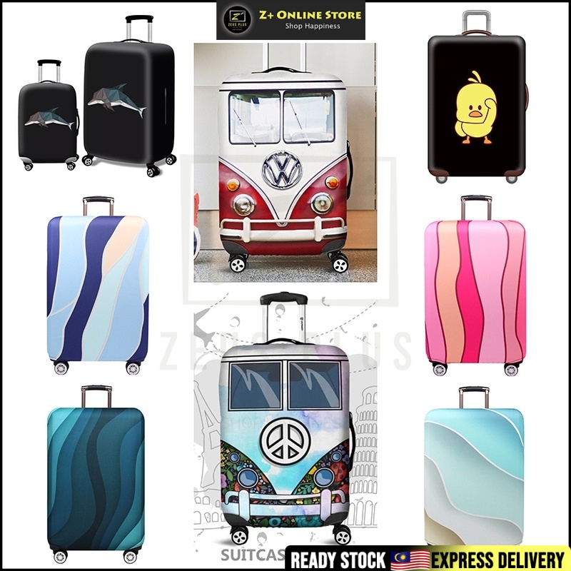 ZPLUS ตัวป้องกันกระเป๋าเดินทางยืดหยุ่นกระเป๋าเดินทางกระเป๋าเดินทางป้องกันรอยขีดข่วนฝุ่น