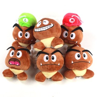 ตุ๊กตายัดนุ่น รูปเห็ด Super Mario Goomba ของเล่นสําหรับเด็ก