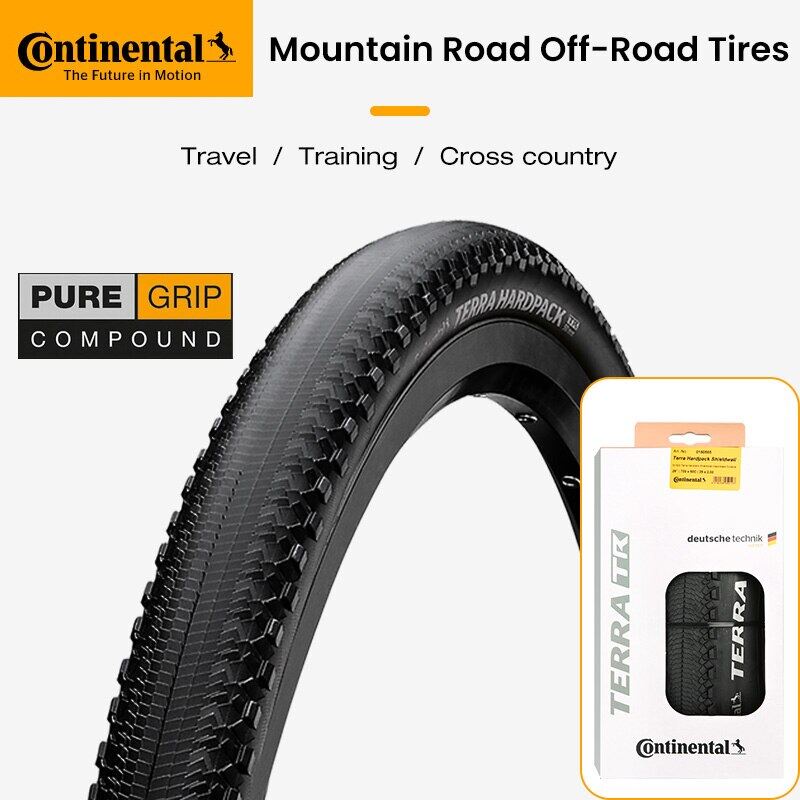 Continental Terra Hardpack 29x2.0 27x2.0 พับ Clincher Tyre Cross Country สําหรับจักรยานเสือภูเขายางแ