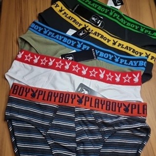 PlayBoy Underwear กางเกงในชายเพลย์บอย 🐇🔰📍SIZE M เอวก่อนยืด 28นิ้ว ยืดสุด 38นิ้ว👌ถ้าใส่พอดีคือเอวประมาณ 33-36นิ้ว👍